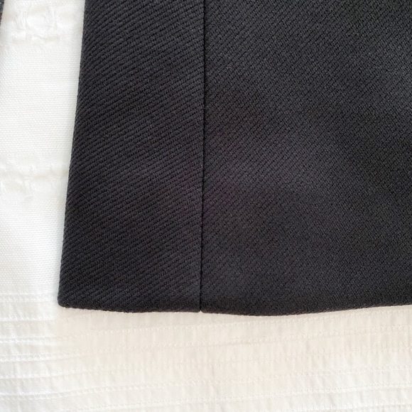 J CREW BLACK TWILL COLLARLESS BLAZER - 6 - Picture 10 of 12